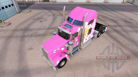 Sakura pele para o Kenworth W900 trator para American Truck Simulator