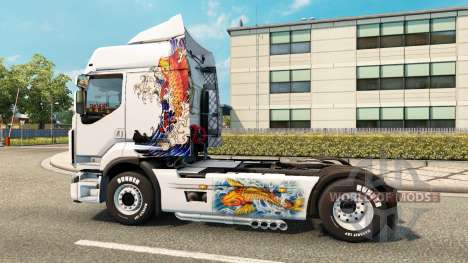 Pele Koi para trator Renault para Euro Truck Simulator 2