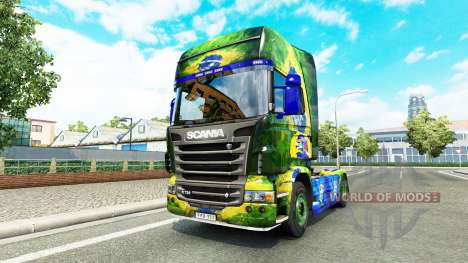Brasil para a pele do Scania truck para Euro Truck Simulator 2