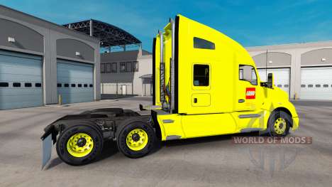 A pele em LEGO caminhão Kenworth para American Truck Simulator