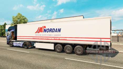 Pele Nordan no trailer para Euro Truck Simulator 2