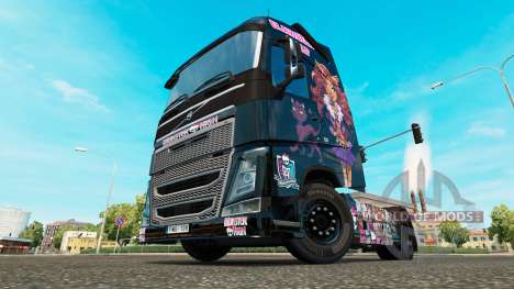 Monster High pele para a Volvo caminhões para Euro Truck Simulator 2