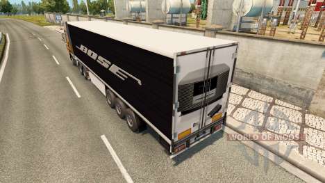 Pele Bose no trailer para Euro Truck Simulator 2
