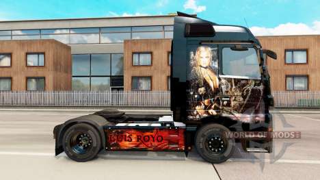 Luis Royo pele para caminhão Mercedes Benz para Euro Truck Simulator 2
