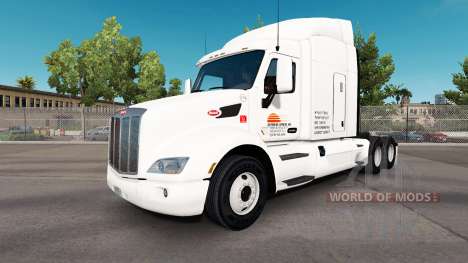 Alvorada Express pele para o caminhão Peterbilt para American Truck Simulator