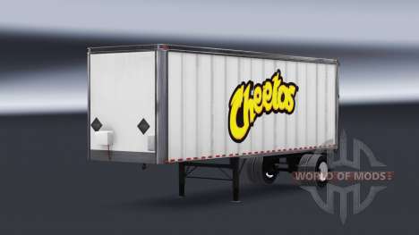 Todo em metal, semi-Cheetos para American Truck Simulator