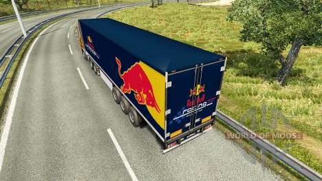 A pele da Red Bull no trailer para Euro Truck Simulator 2