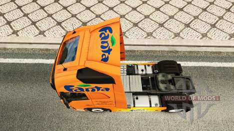 Fanta pele para a Volvo caminhões para Euro Truck Simulator 2
