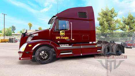 UPS pele para a Volvo VNL 670 caminhão para American Truck Simulator