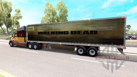 Pele Walking Dead sobre o trailer para American Truck Simulator