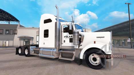 A pele em um Polar Indústrias caminhão Kenworth  para American Truck Simulator