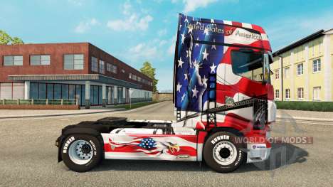 Pele EUA no trator Scania R700 para Euro Truck Simulator 2