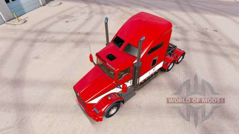 Pele Listras v4.0 trator Kenworth T800 para American Truck Simulator