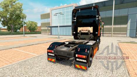 A pele Queima de mulher no trator Scania para Euro Truck Simulator 2
