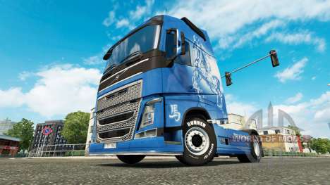 A pele do Ano do Cavalo Volvo caminhões para Euro Truck Simulator 2