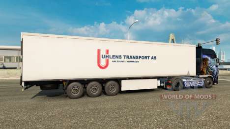 Pele Uhlen Transporte COMO um semi para Euro Truck Simulator 2