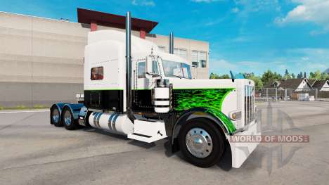 O Duende verde a pele para o caminhão Peterbilt  para American Truck Simulator