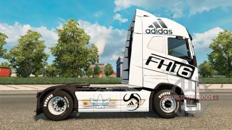 A pele da Adidas para a Volvo caminhões para Euro Truck Simulator 2