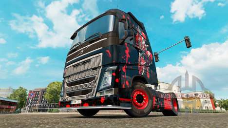 DeadPool pele para a Volvo caminhões para Euro Truck Simulator 2
