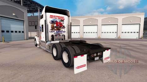 Pele Independente do caminhão Kenworth W900 para American Truck Simulator