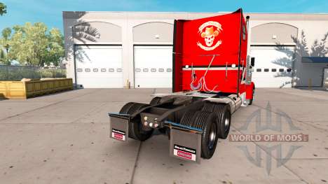 Pele Metalizado no caminhão Freightliner Clássic para American Truck Simulator