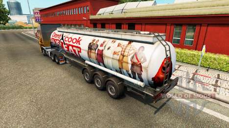 A pele Só Comer no trailer para Euro Truck Simulator 2