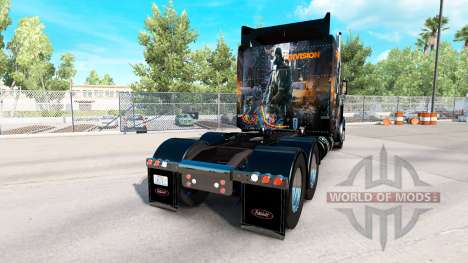 Pele A Divisão para o caminhão Peterbilt 389 para American Truck Simulator