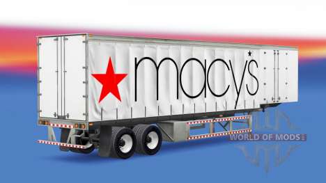 Pele Macys no trailer para American Truck Simulator