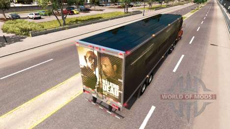 Pele Walking Dead sobre o trailer para American Truck Simulator