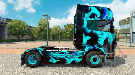 Pele de Fumaça Verde para Scania truck para Euro Truck Simulator 2