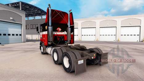 Pele de Carolina trator Freightliner FLB para American Truck Simulator