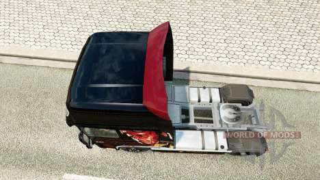Hellboy pele para caminhões DAF para Euro Truck Simulator 2