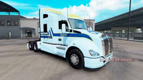 Pele Werner no trator Kenworth para American Truck Simulator