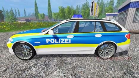 BMW 520d Police para Farming Simulator 2015