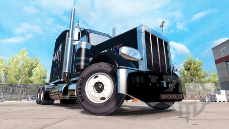 Pantera negra de pele para o caminhão Peterbilt  para American Truck Simulator