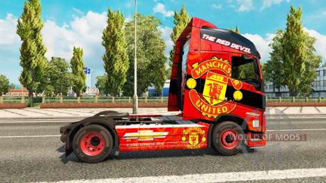 O Manchester United pele para a Volvo caminhões para Euro Truck Simulator 2