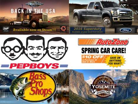 Nova publicidade em outdoors para American Truck Simulator