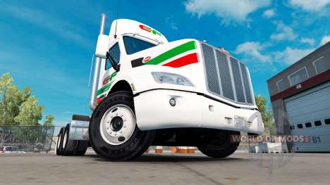 Consildated pele para o caminhão Peterbilt 579 D para American Truck Simulator