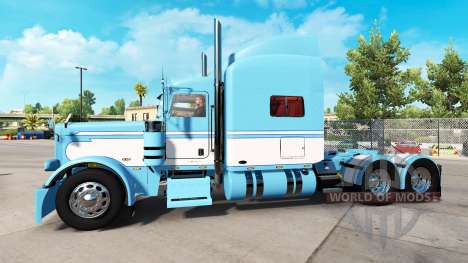 Pele a Luz Azul-Branco para o caminhão Peterbilt para American Truck Simulator