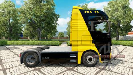 V8 de Energia para a pele do HOMEM de caminhão para Euro Truck Simulator 2