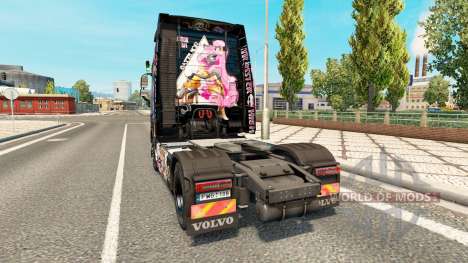 Monster High pele para a Volvo caminhões para Euro Truck Simulator 2