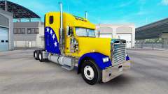 Pele Bósnia no caminhão Freightliner Clássico XL para American Truck Simulator