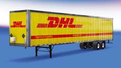 Todo em metal, semi-reboque DHL para American Truck Simulator