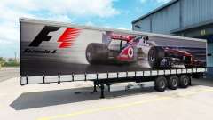 Pele Fórmula 1 na semi-reboque para American Truck Simulator