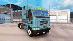 Pele Werner no caminhão Freightliner Argosy para American Truck Simulator