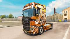 Tiger skin para o caminhão Scania R700 para Euro Truck Simulator 2