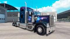 Pele Estrela cadente no caminhão Kenworth W900 para American Truck Simulator