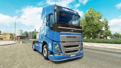 A pele do Ano do Cavalo Volvo caminhões para Euro Truck Simulator 2