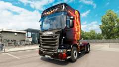 Fogo de Menina de pele para o Scania truck para Euro Truck Simulator 2