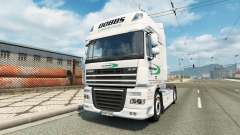 A pele em Dobbs Logística de caminhões DAF para Euro Truck Simulator 2